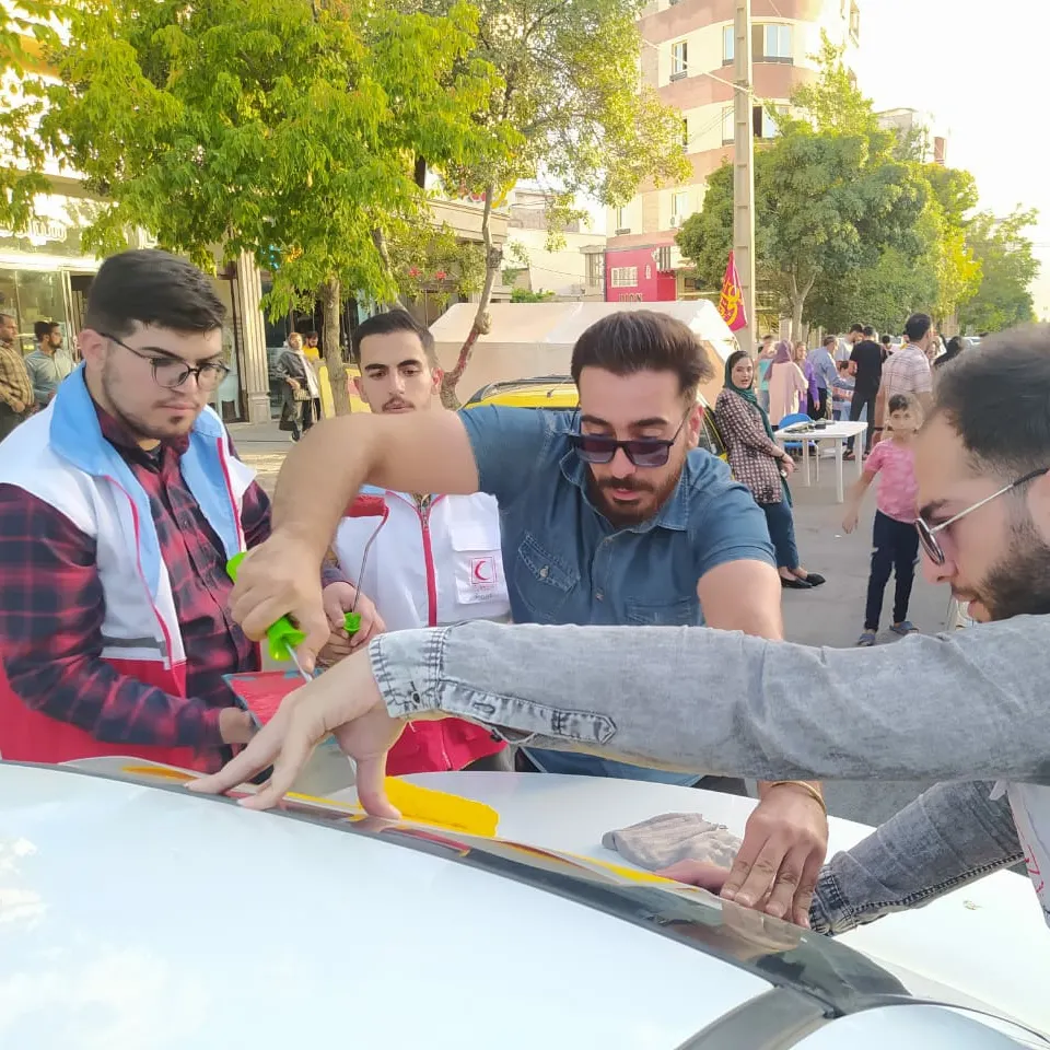 جشن عیدولایت توسط اعضاء جوانان جمعیت هلال احمر بروجرد برگزار شد